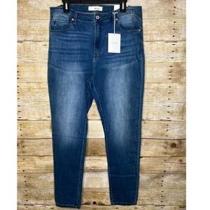 KANCAN HIGH RISE SUPER SKINNY CASUAL CLASSIC STRETCH EVERYDAY BOUTIQUE JEANS XL